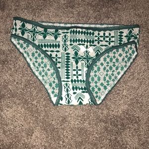 Velvet mesh bikini